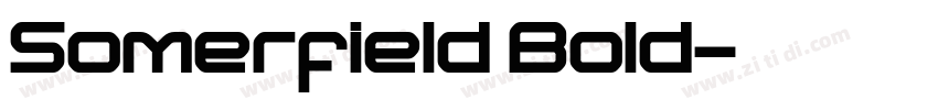 Somerfield Bold字体转换